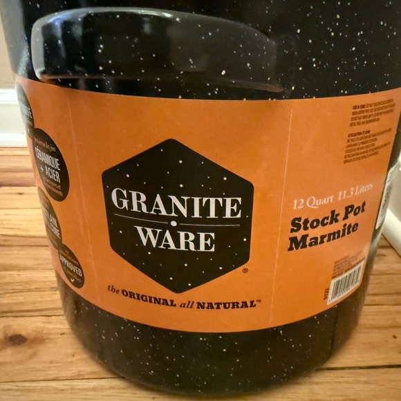 Black Stock Pot - Picture 1 of 2